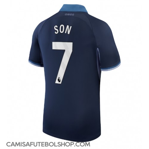 Camisa de time de futebol Tottenham Hotspur Son Heung-min #7 Replicas 2º Equipamento 2023-24 Manga Curta